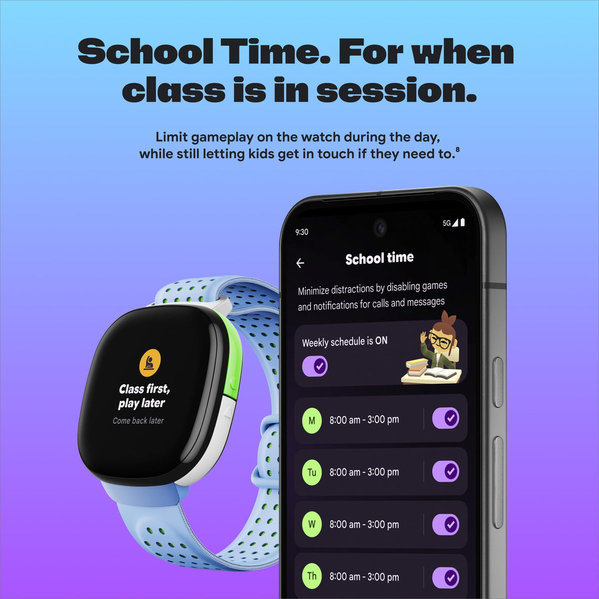 Kids Smartwatch with Call, Message, GPS R730