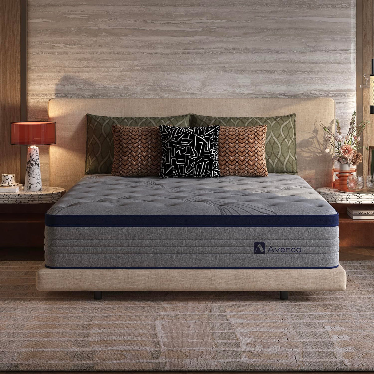 Queen 12 Inch Cooling Hybrid Mattress A500195