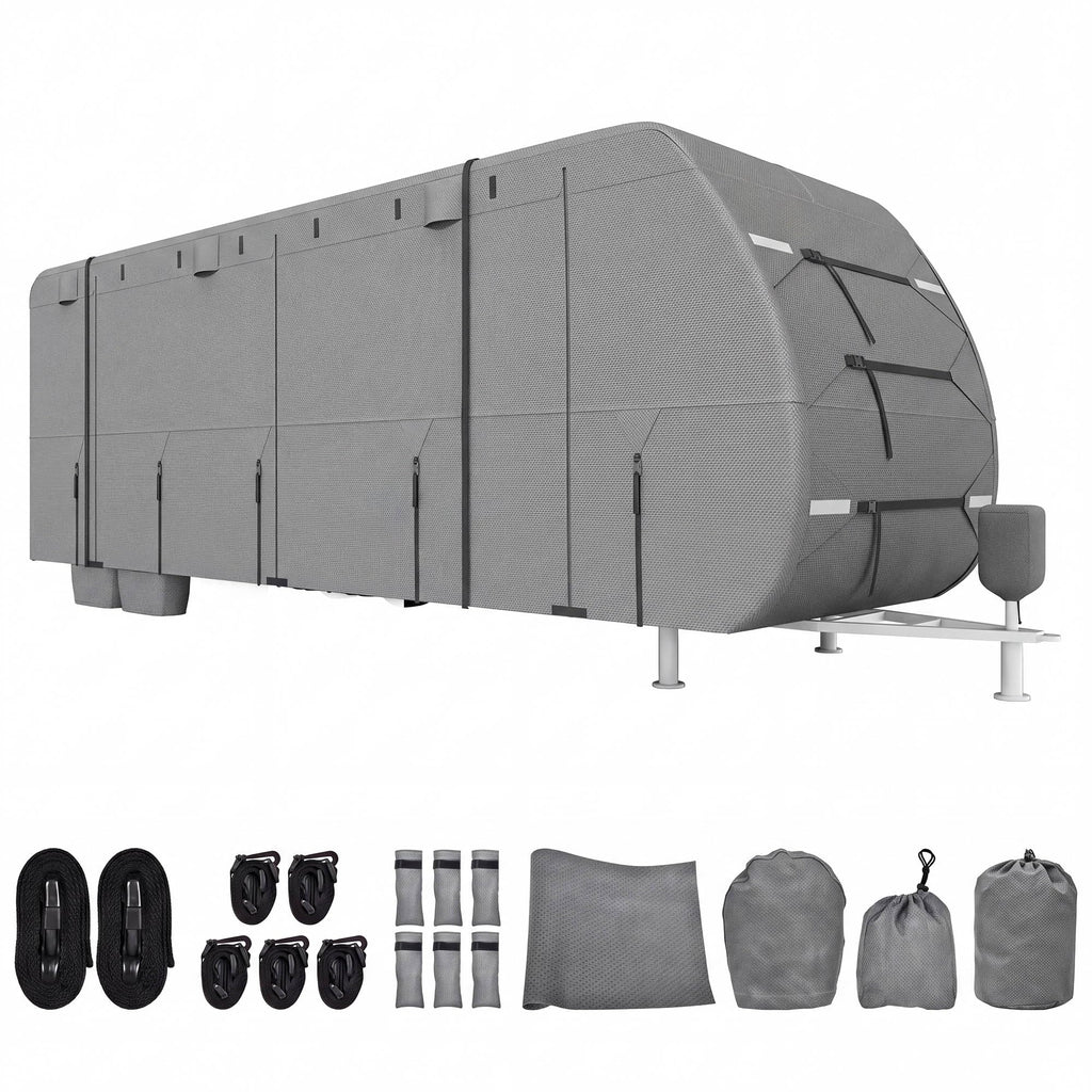 24-27FT Travel Trailer Cover 9-Layers Non-Woven Fabric M33767