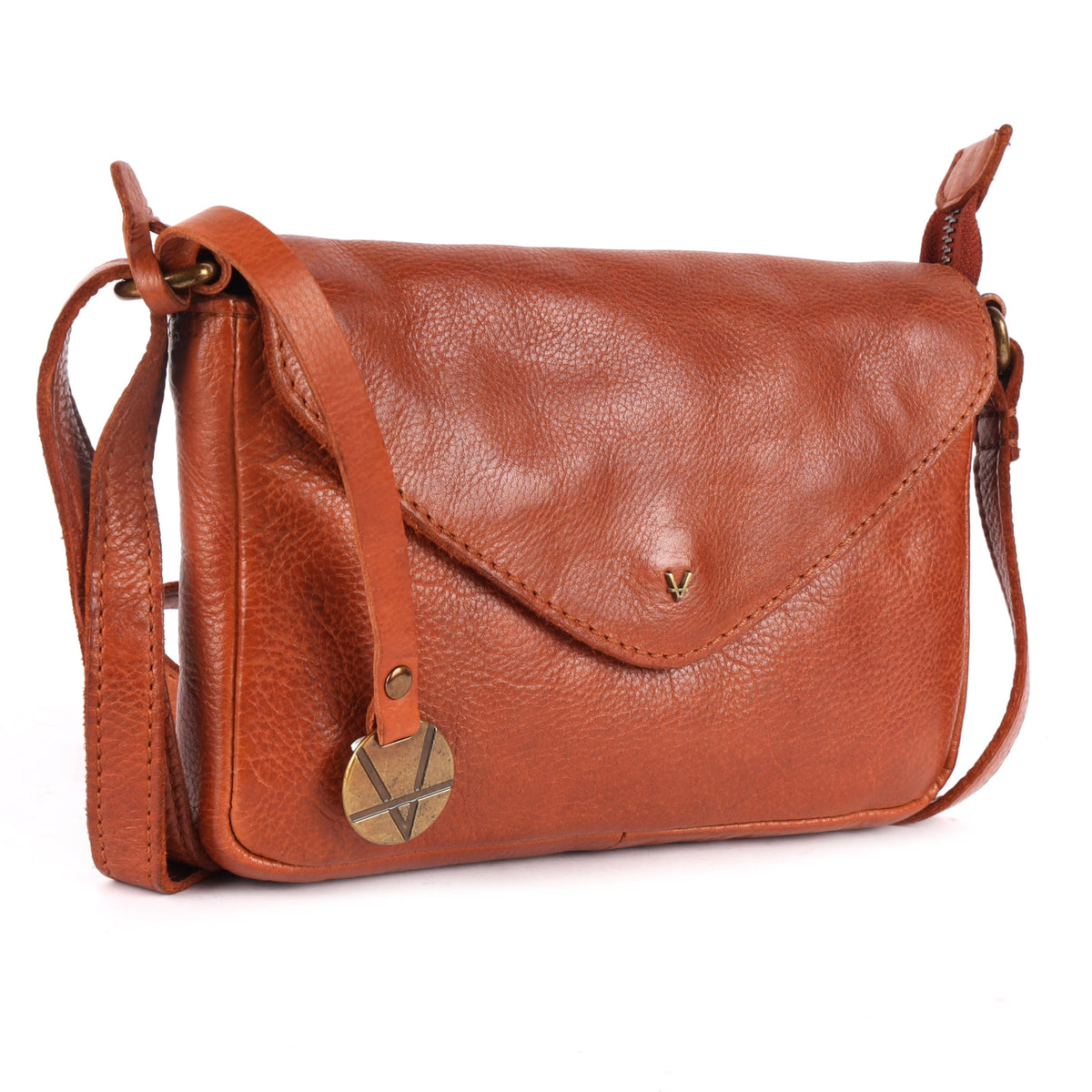 Italian Leather Small Crossbody Sling Bag R320