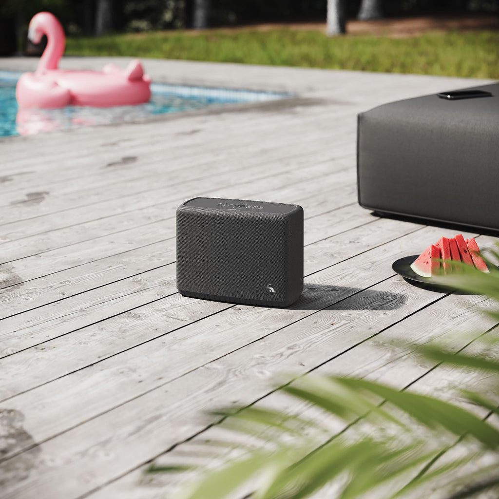 Portable WiFi & Bluetooth Multiroom Speaker Black L5092