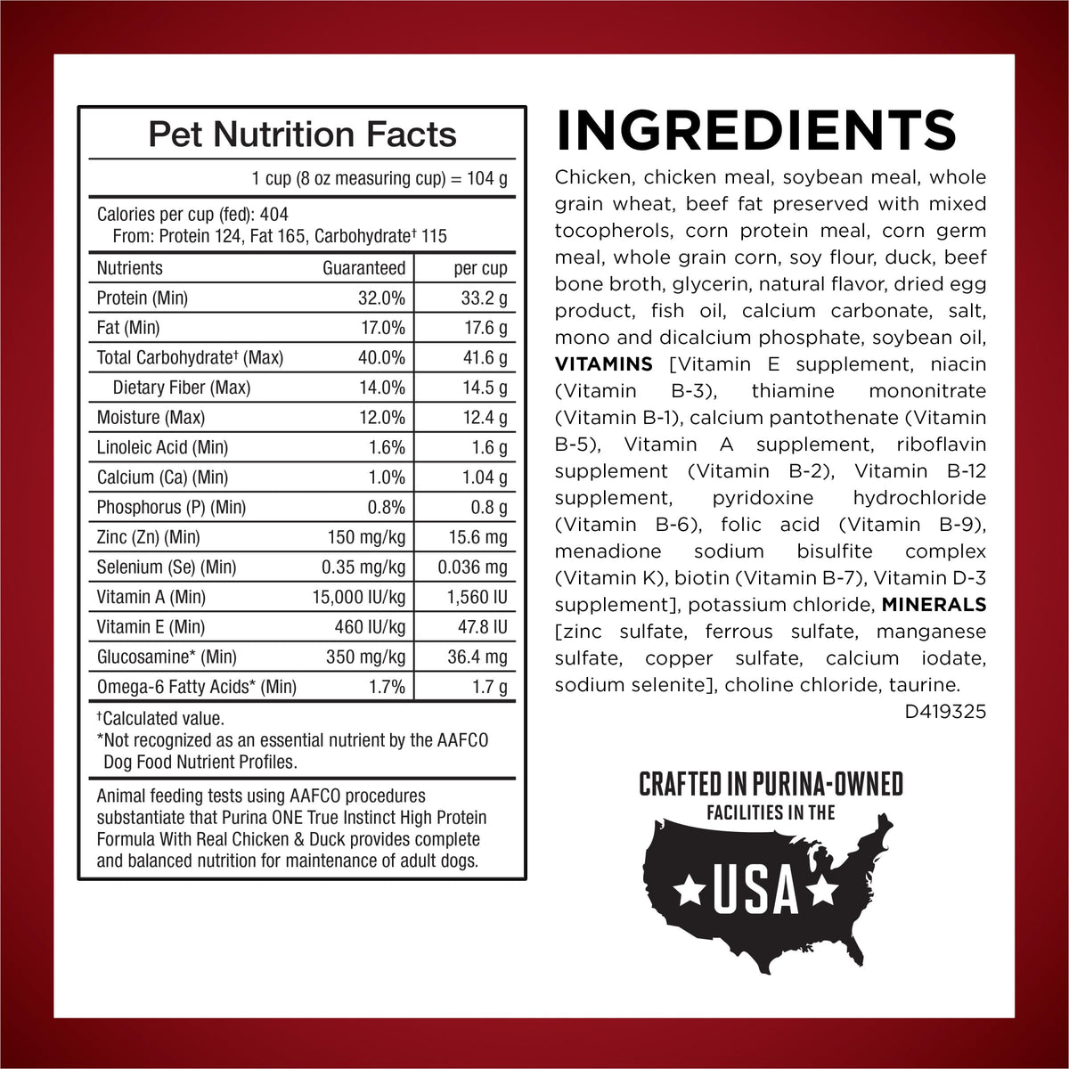 High Protein Chicken & Duck Dog Food O27632