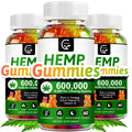 High Potency Hemp Gummies 600,000 Extra Strength Vegan Gluten-Free H22852