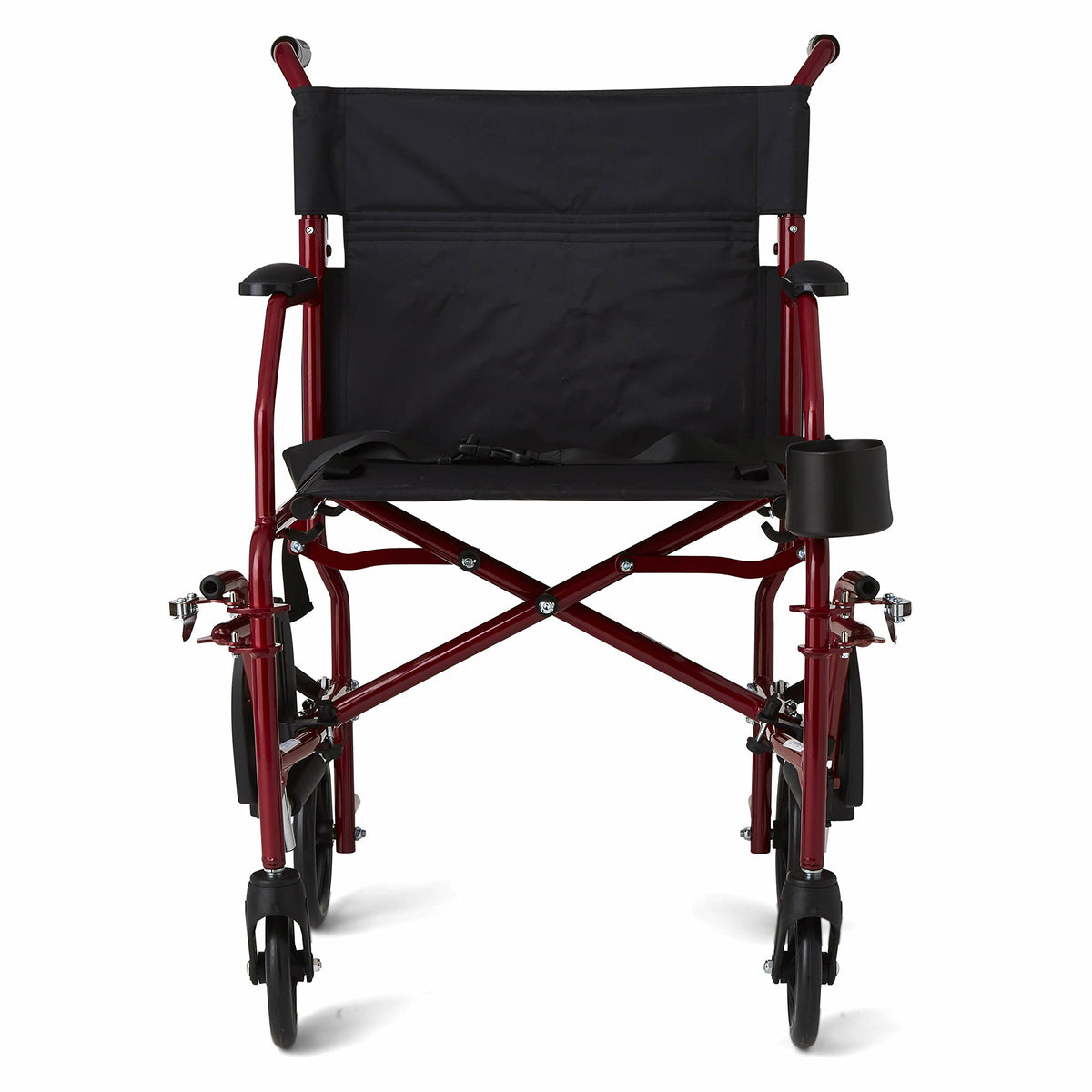 Ultra Lightweight Foldable Transport Wheelchair 19-Inch Seat K606