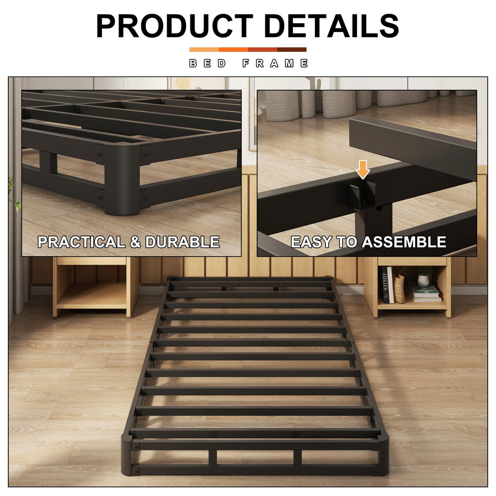 5 Inch Twin Box Spring Bed Base Mattress Foundation J6343
