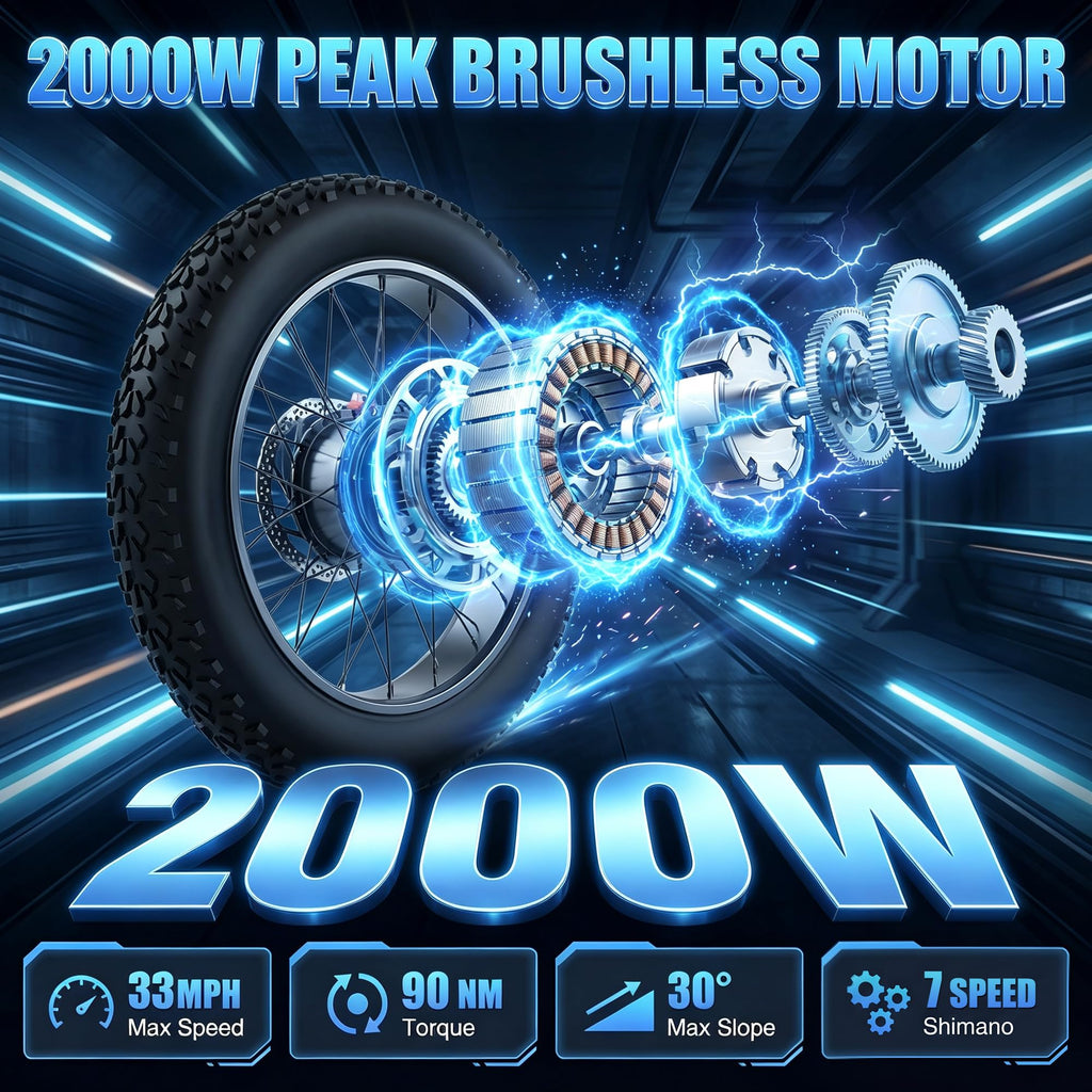 20" Fat Tire Electric Bike 48V O52289