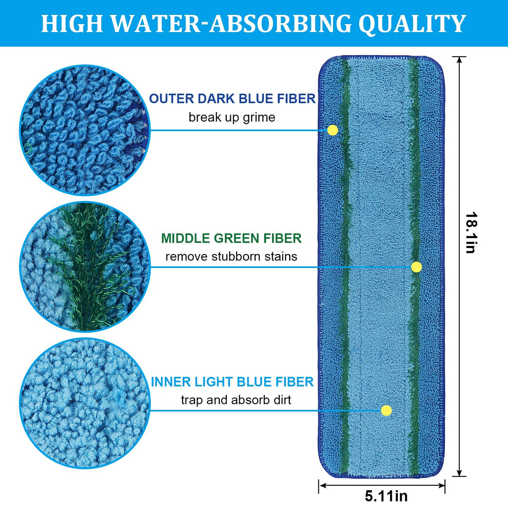 Washable Reusable Mop Pads S642197