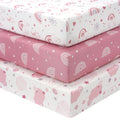3 Pack Fitted Crib Sheets 52”x28” V3997