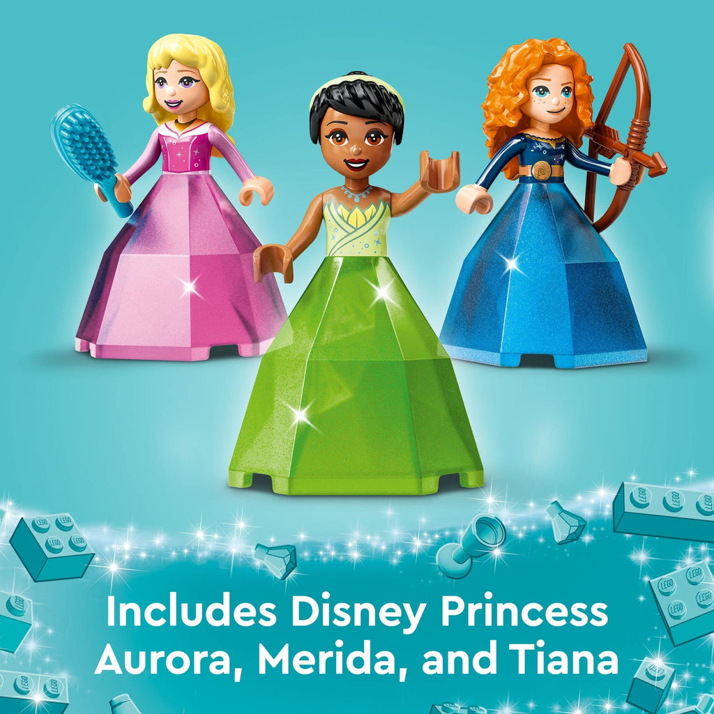 Disney Princess Diamond Dress Set with 2 Buildable Jewelry Boxes X15307