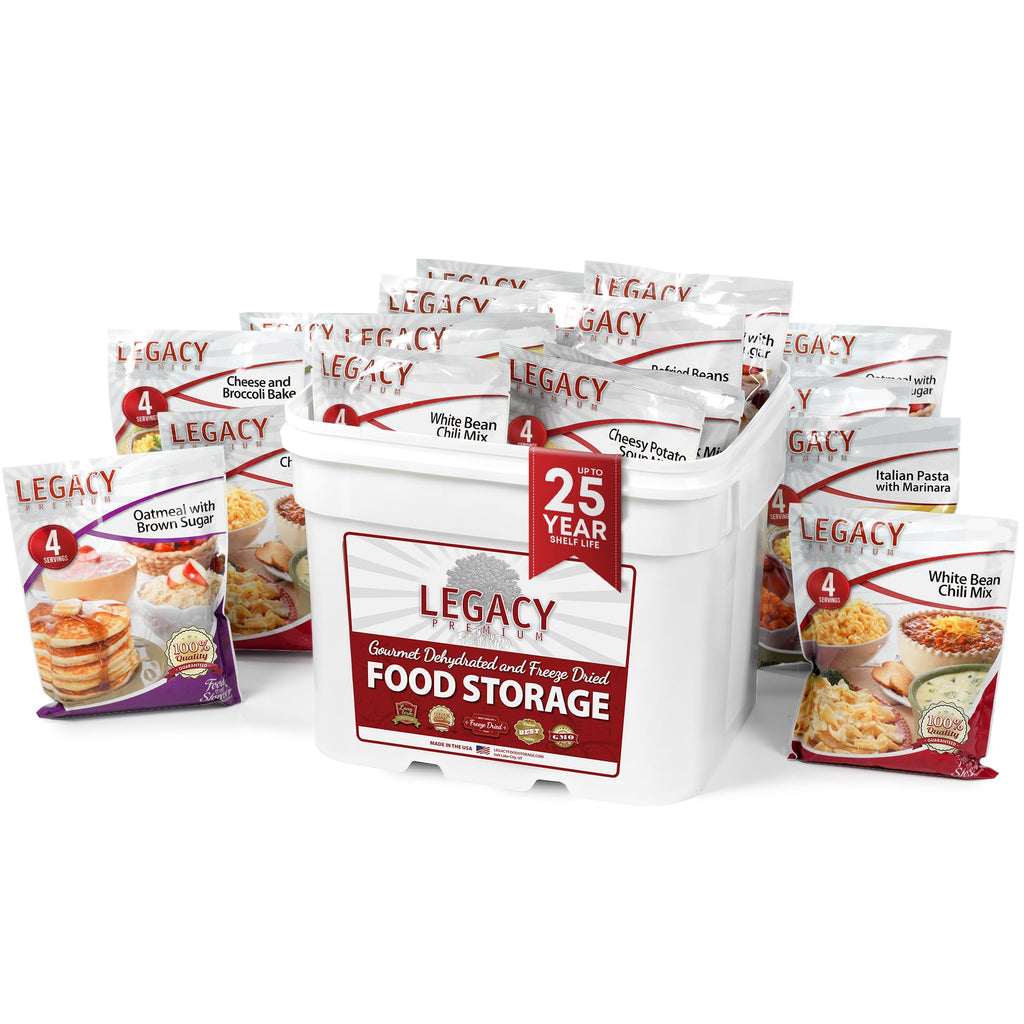 120 Serving Freeze Dried Emergency Food Supply Bucket D872840