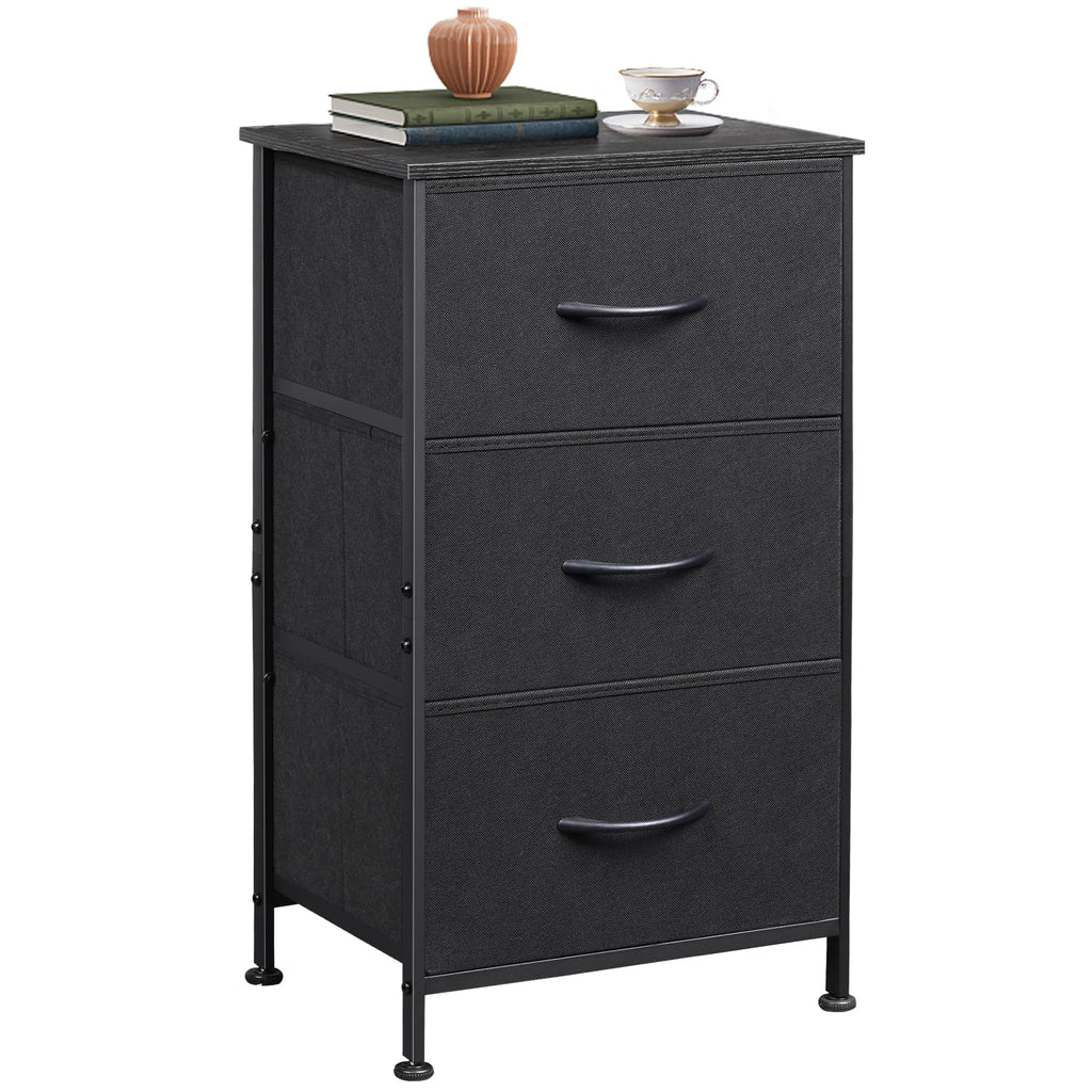 Charcoal Black 3 7 9 Drawer Dresser Set B4128
