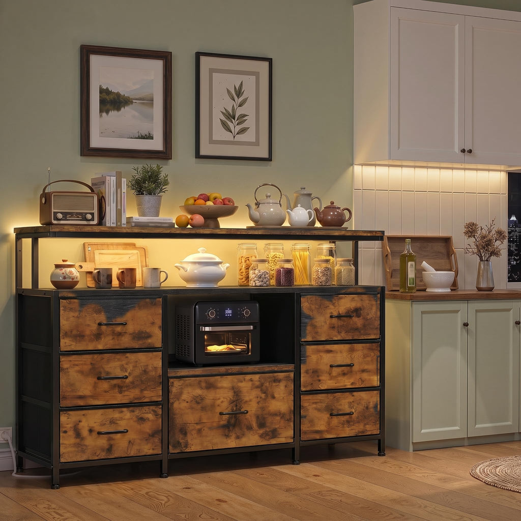 Dresser TV Stand with 7 Drawers U907050