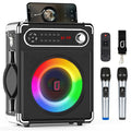 Bluetooth Speaker with Two Wireless Microphones L52820