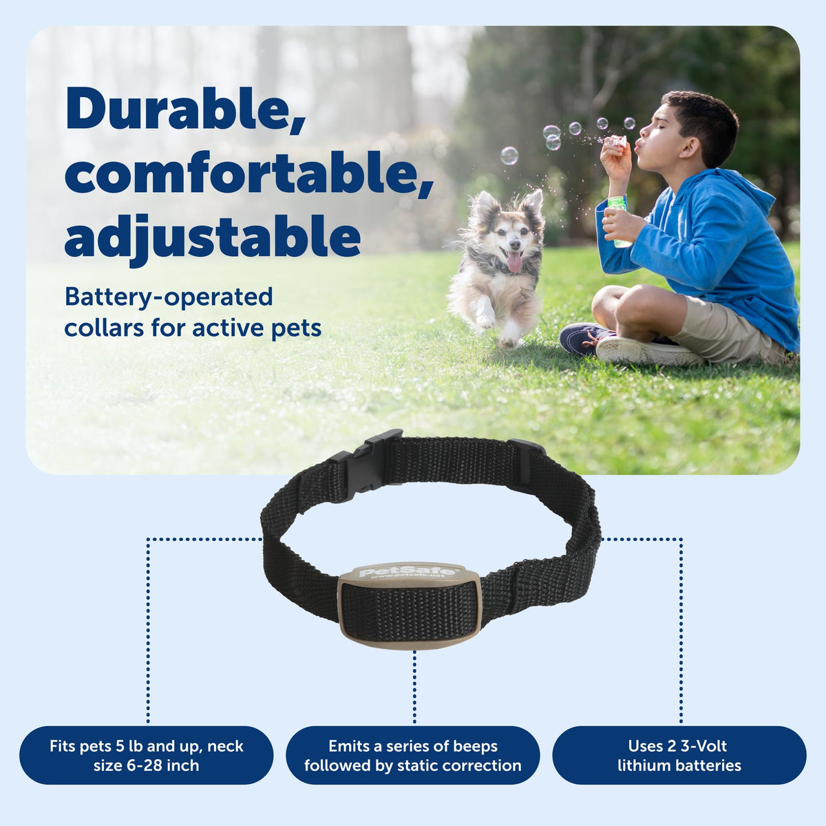 Indoor Wireless Pet Barrier with Receiver Collar P72907