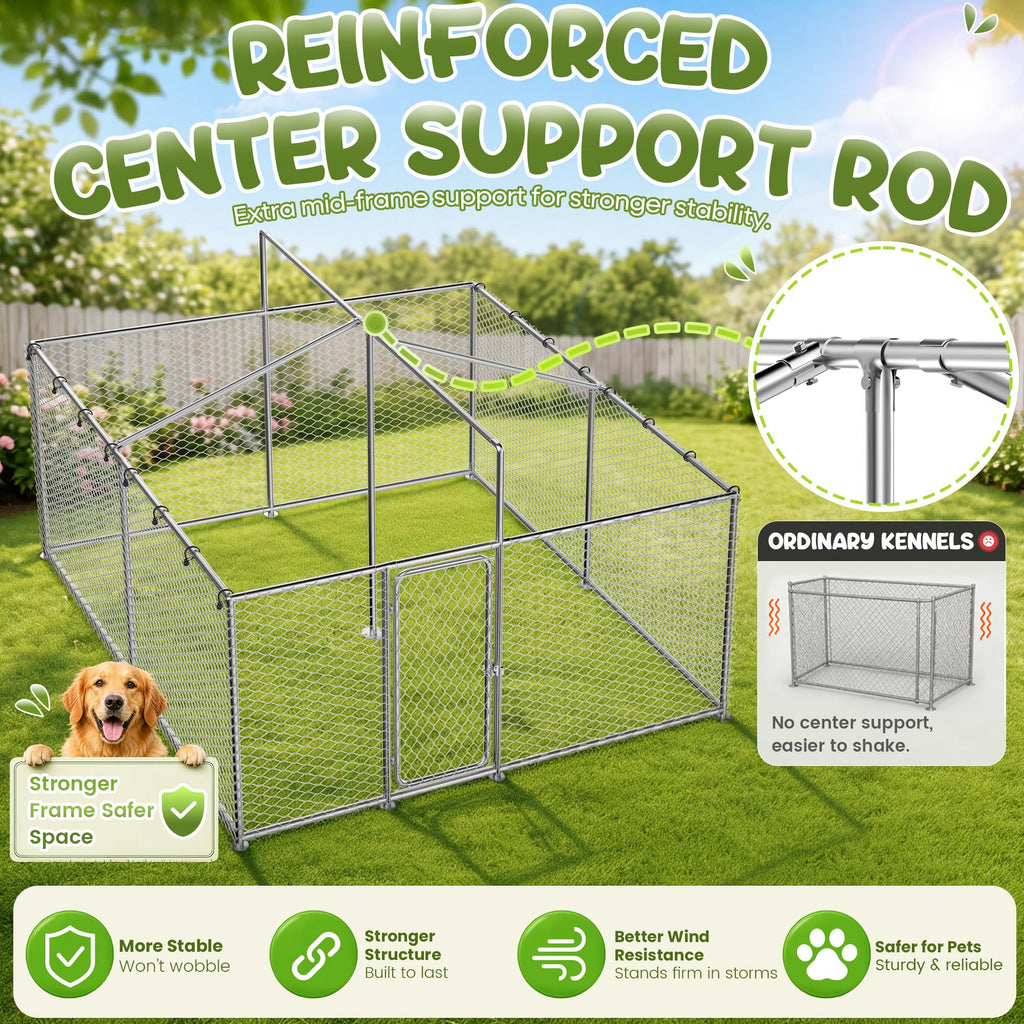 10x10 FT Heavy Duty Outdoor Dog Kennel G69550