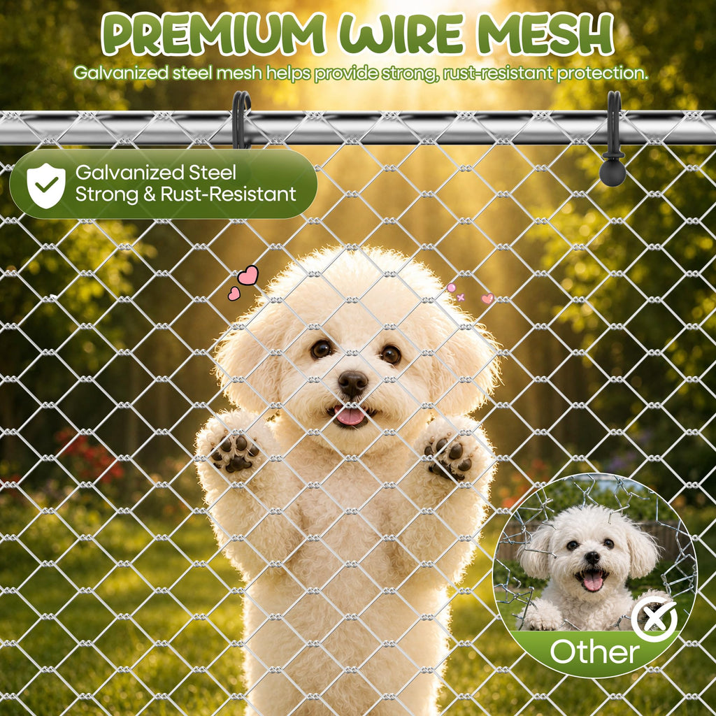 10x10 FT Heavy Duty Outdoor Dog Kennel G69550