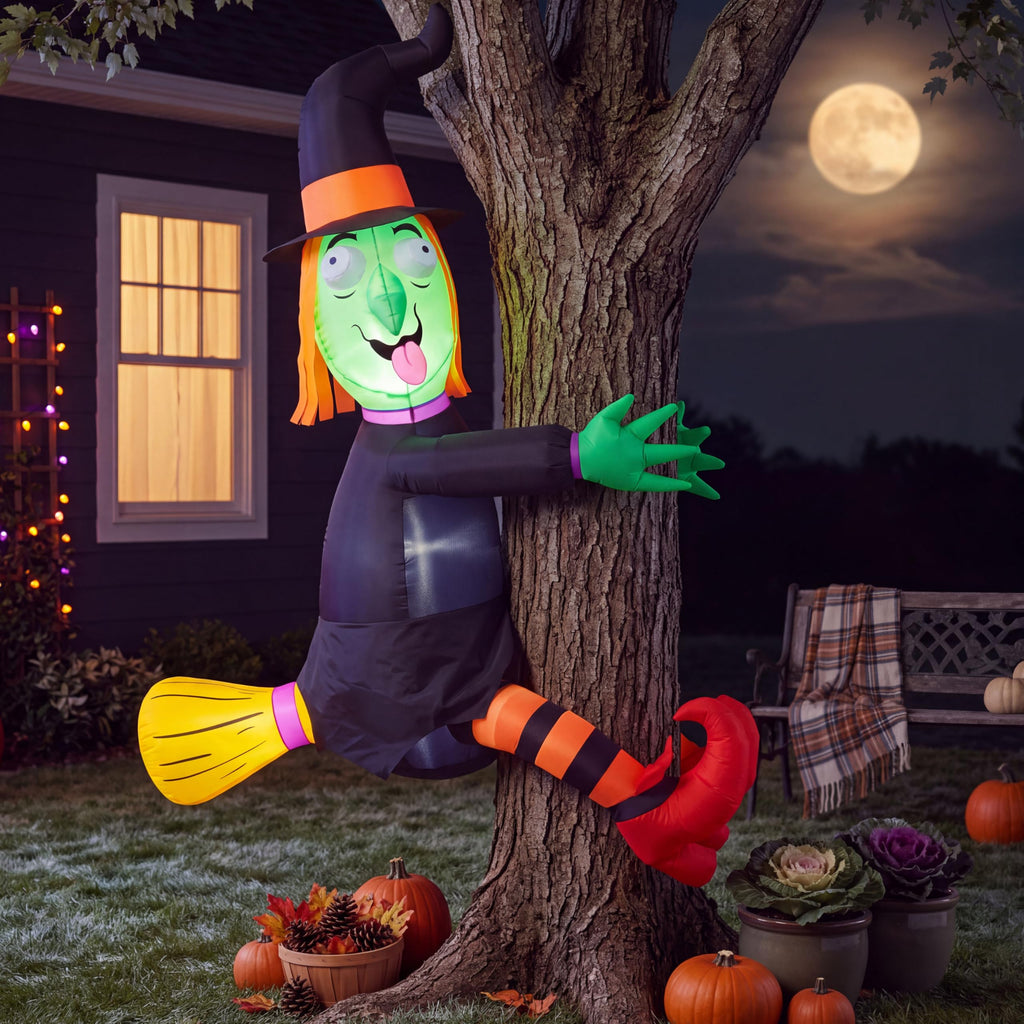 4FT Inflatable Witch with LED Lights K9718