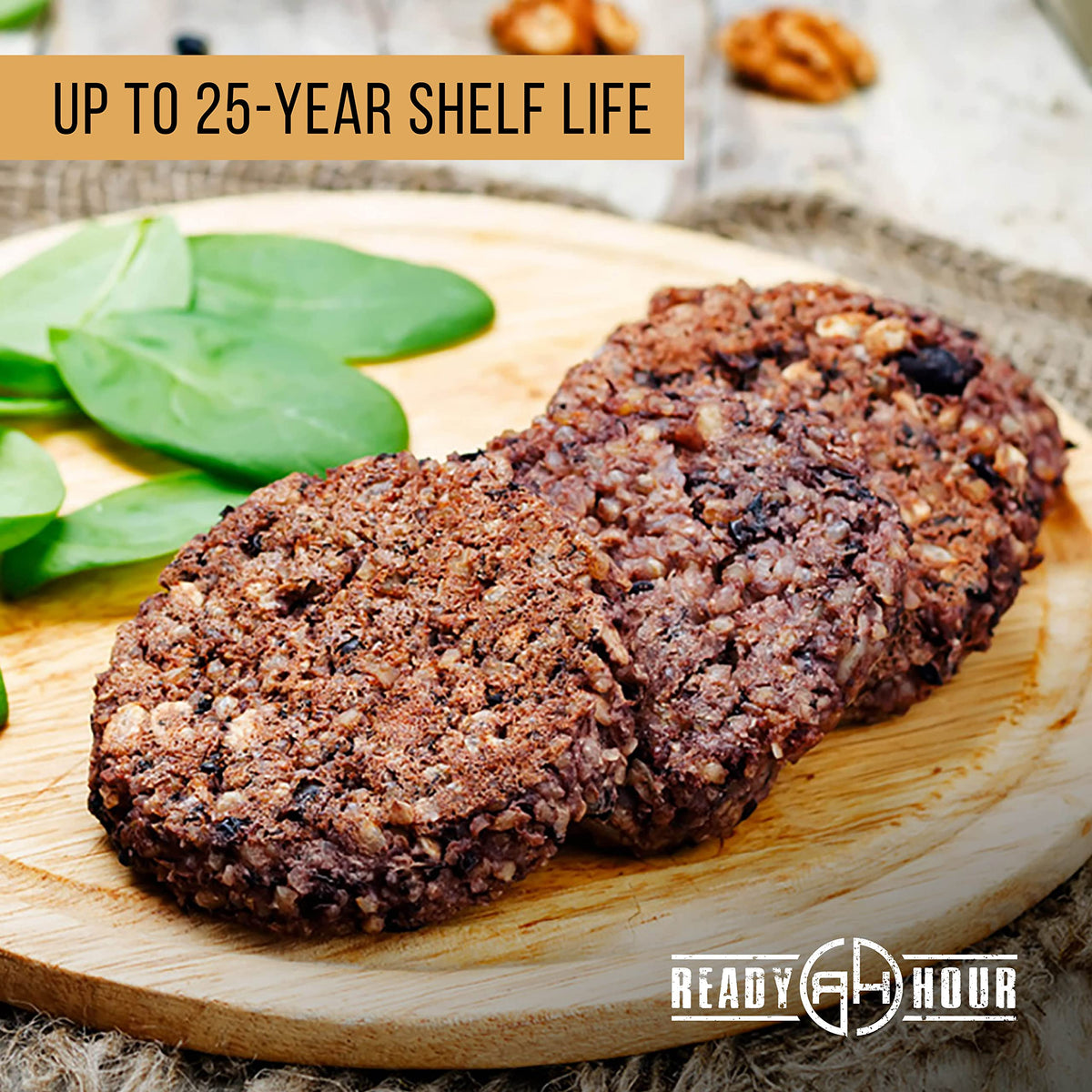 Black Bean Burger Mix 10 Resealable Pouches 60 Servings C51855