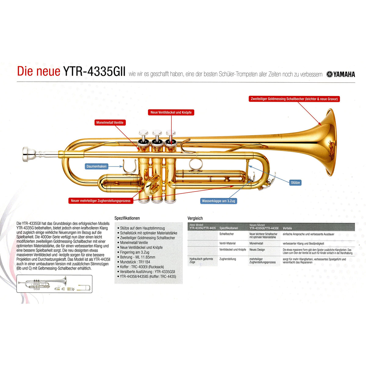 Bb Gold Lacquer Trumpet V280403