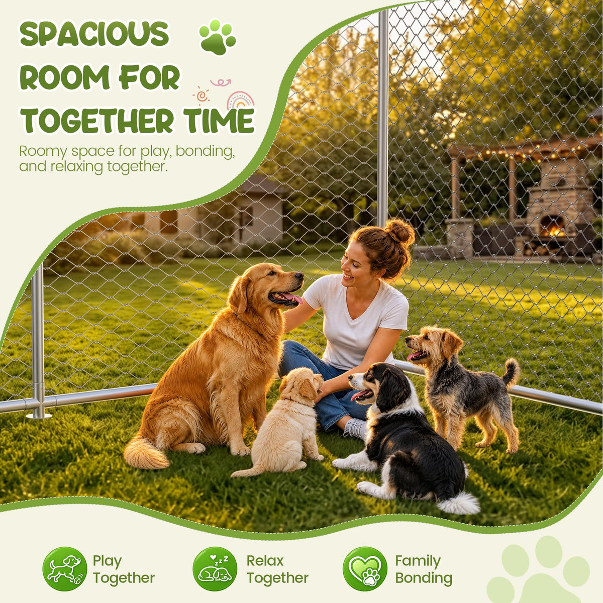 10x10 FT Heavy Duty Outdoor Dog Kennel G69550