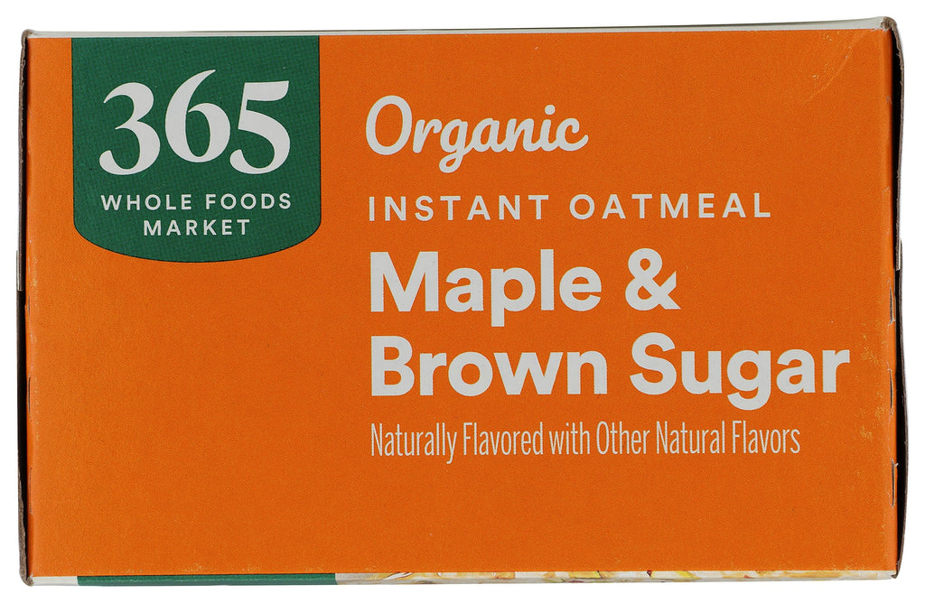 Organic Maple & Brown Sugar Instant Oatmeal Packets, 1.41 Ounce (Pack of 8) R34585