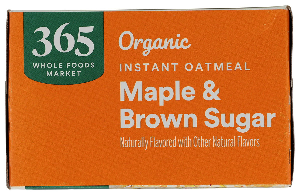 Organic Maple & Brown Sugar Instant Oatmeal Packets, 1.41 Ounce (Pack of 8) R34585