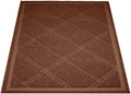 Less-Mess Cat Litter Box Mat 24" x 35" Brown R29920